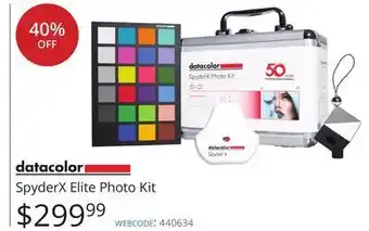 Vistek Spyderx datacolor spyderx elite photo kit offer