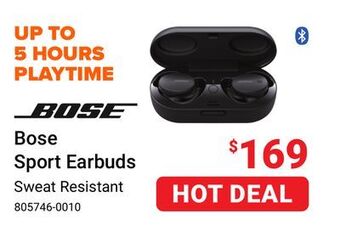 Visions Electronics Bose sport earbuds offer