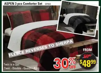 Aspen 3pcs Comforter Set