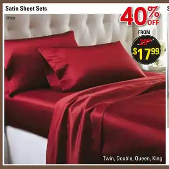 Satin Sheet Sets