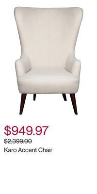 Hudson's Bay Karo accent chair offer