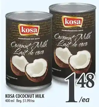 Al Premium Food Mart Kosa coconut milk offer