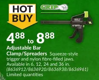 Princess Auto Clamp/spreaders offer