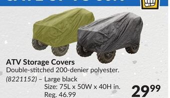 Princess Auto Atv storage offer