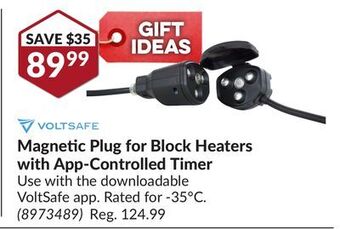 Princess Auto Magnetic plug for block heaters with app-controlled timer offer