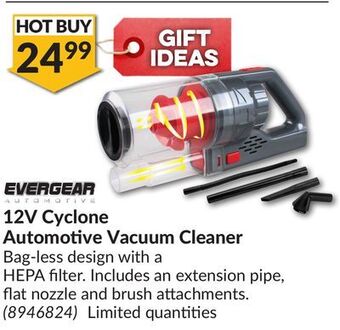 Princess Auto 12v cyclone automotive vacuum cleaner offer