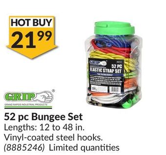 Princess Auto 52 pc bungee set offer
