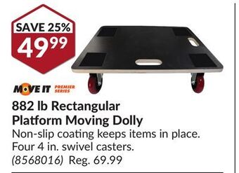 Princess Auto Rectangular platform moving dolly offer