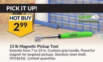 Princess Auto 15 lb magnetic pickup tool offer