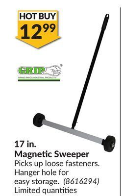 Princess Auto Grip 17 in. magnetic sweeper offer
