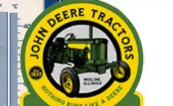 Princess Auto John deere metal wall thermometer offer
