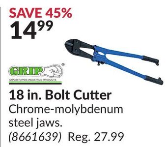 Princess Auto 18 in. bolt cutter offer