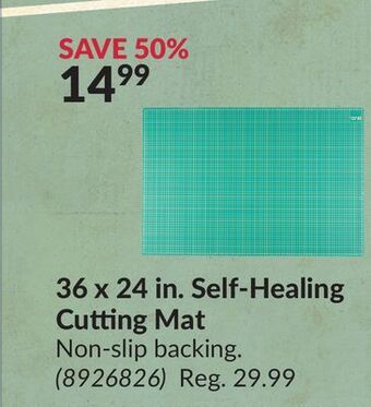 Princess Auto 36 x 24 in. self-healing cutting mat offer