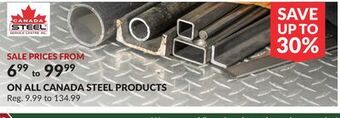Princess Auto All canada steel products offer