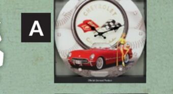 Princess Auto Corvette mdf wood analog wall clock offer