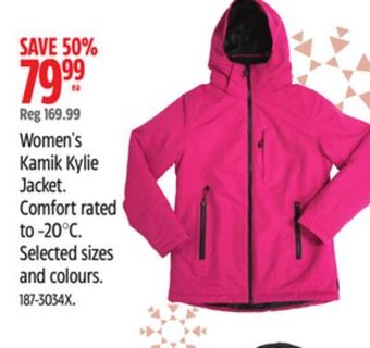 Canadian Tire Women's kamik kylie jacket offer