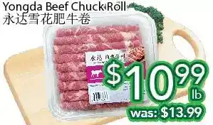 Ample Food Market Yogda beef chuck roll offer