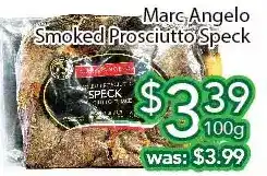 Ample Food Market Marc angelo smoked prosciutto speck offer