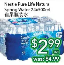 Ample Food Market Nestle pure life natural spring water offer
