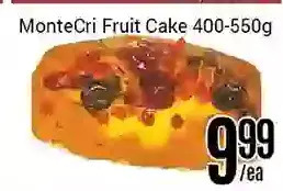 Nations Fresh Foods Montecri fruit cake offer