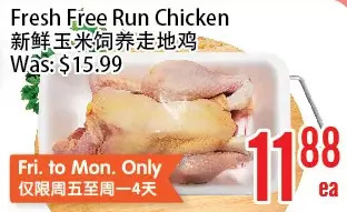Bestco Food Mart Fresh free run chicken offer