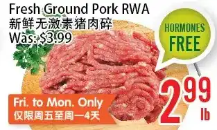 Bestco Food Mart Fresh ground pork rwa offer