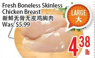 Bestco Food Mart Fresh boneless skinless chicken breast offer