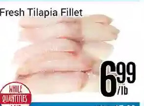 Nations Fresh Foods Fresh tilapia fillet offer