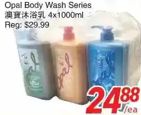 Foody World Opal body wash series offer