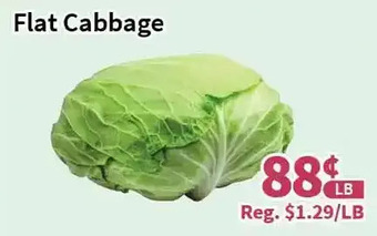 Blue Sky Supermarket Flat cabbage offer