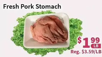 Blue Sky Supermarket Fresh pork stomach offer
