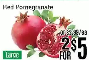 Nations Fresh Foods Red pomegranate offer