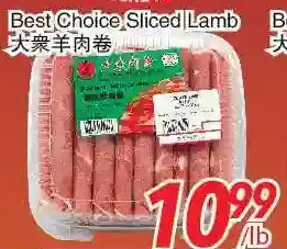 Foody World Best choice sliced lamb offer