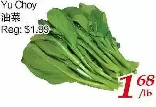 Tone Tai Supermarket Yu choy offer