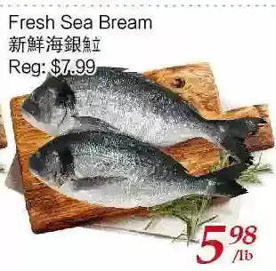 Tone Tai Supermarket Fresh sea bream offer