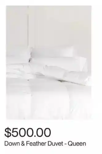 Glucksteinhome down & feather duvet - queen