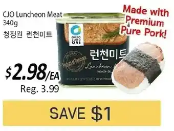 Galleria Supermarket Cjo luncheon meat offer