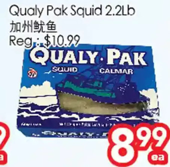 Superking Supermarket Qualy pak squid offer
