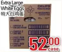 Hong Tai Supermarket Extra large white eggs offer