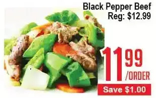 Skyland Foodmart Black pepper beef offer
