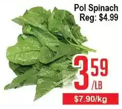 Skyland Foodmart Pol spinach offer