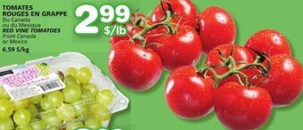 IGA Red Vine Tomatoes offer