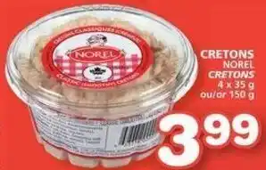 IGA Norel Cretons 4 x 35 g offer