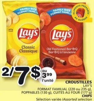 IGA Lay's Chips offer
