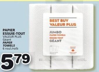 IGA Paper Towels offer