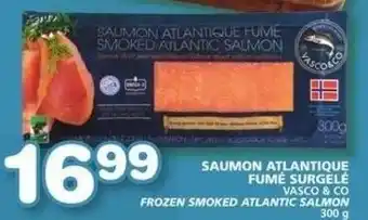 IGA Vasco & Co Frozen Smoked Atlantic Salmon 300 g offer