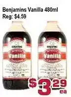 Top Food Supermarket Benjamins vanilla offer