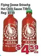 Top Food Supermarket Flying goose sriracha hot chili sauce offer