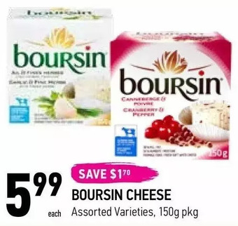 Coppa's Fresh Market Boursin cheese offer