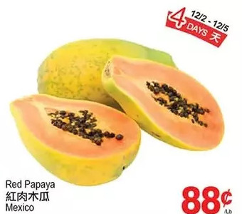 T&T Supermarket Red papaya offer